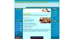 Desktop Screenshot of musikmagieundmedizin.de